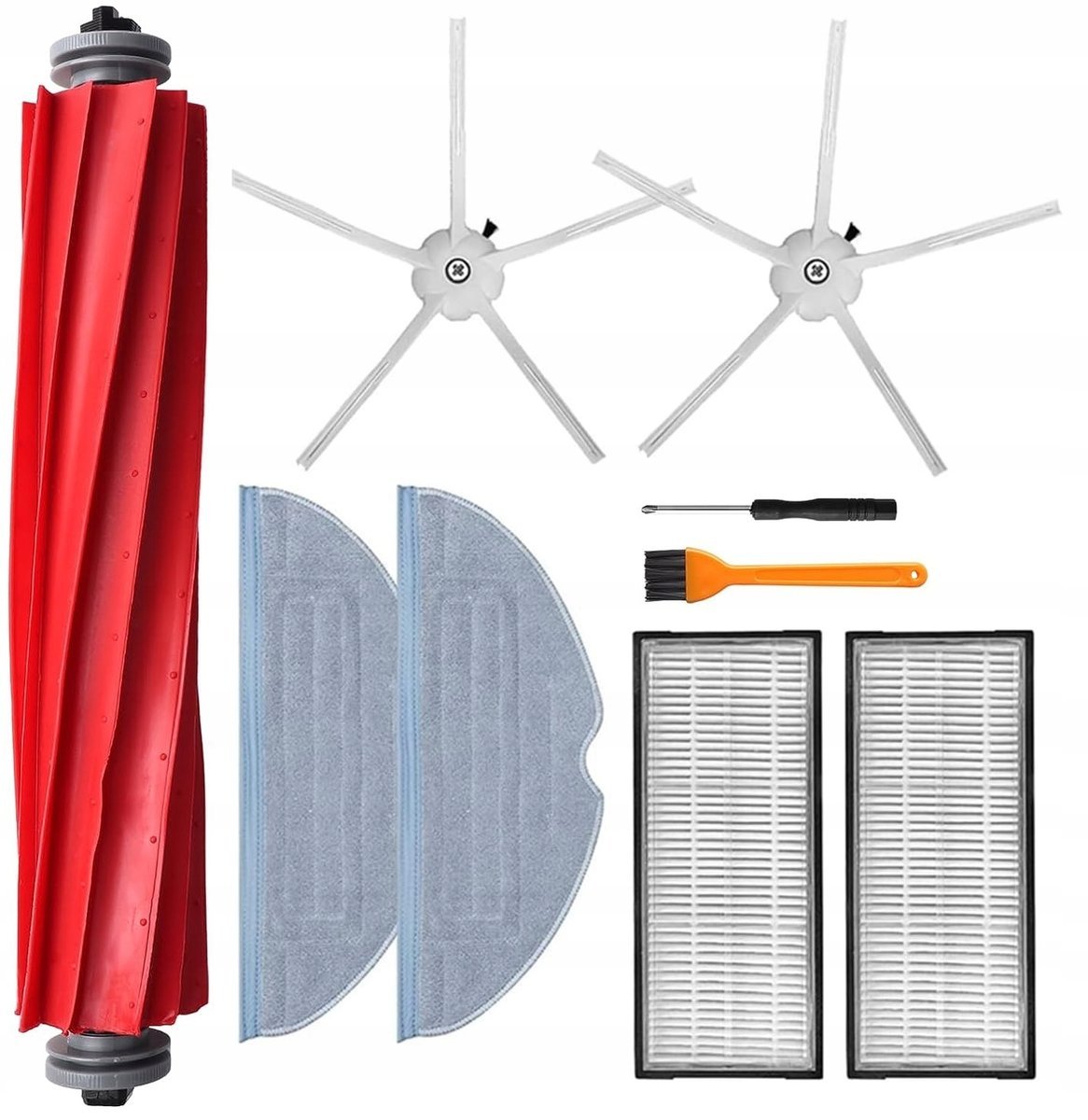 Zestaw szczotki filtry mopy wałek do robota Xiaomi Roborock S7 MAX