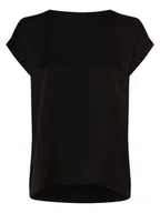 Koszulki i topy damskie - Vila Koszulka damska Kobiety Sztuczne włókno czarny jednolity, 34 - miniaturka - grafika 1