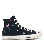 Trampki damskie - Trampki Converse Chuck Taylor All Star Doodles A15508C Czarny - miniaturka - grafika 1