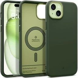 Spigen Etui Caseology Nano Pop Mag do MagSafe do iPhone 15, zielone - Etui i futerały do telefonów - miniaturka - grafika 1