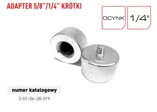 PRO Adapter 5/8-1/4 Krótki 3-01-06-38-019 20047 - Sprzęt geodezyjny - miniaturka - grafika 1