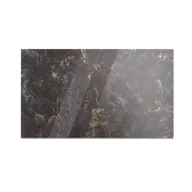 Deski do krojenia - Szklana deska do krojenia HOMEPRINT Czarno złoty marmur 60x52 cm - miniaturka - grafika 1