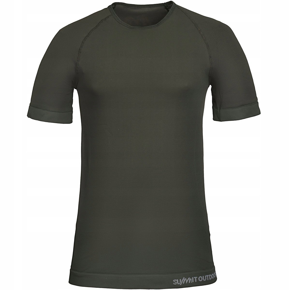 Koszulka Termoaktywna Męska Krótki Rękaw Summit Active Line Oliwkowa S