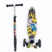 Hulajnogi - HULAJNOGA SKŁADANA TRÓJKOŁOWA BALANSOWA ŚWIECĄCA - miniaturka - grafika 1