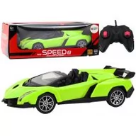 Zabawki zdalnie sterowane - Auto sportowe RC 1:18 zielone Leantoys - miniaturka - grafika 1