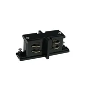 Akcesoria do oświetlenia - TK Lighting Tracer złącze liniowe do prowadnicy szyny 3-fazowej czarne 3609 - miniaturka - grafika 1