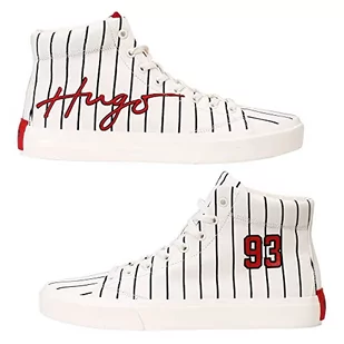 HUGO Męski DyerH_Hito_cvem HIGH_TOP, Open White126, 45 EU, Open White126, 45 EU - Koszulki męskie - miniaturka - grafika 1