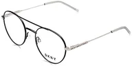 Okulary przeciwsłoneczne - DKNY Unisex DK1025 46827 okulary przeciwsłoneczne, 001 Black Silver, 51, 001 Black Silver, 51 - miniaturka - grafika 1