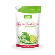 Mydła - ABE antybakteryjne mydło w płynie o zapachu limonki 500 ml saszetka - miniaturka - grafika 1