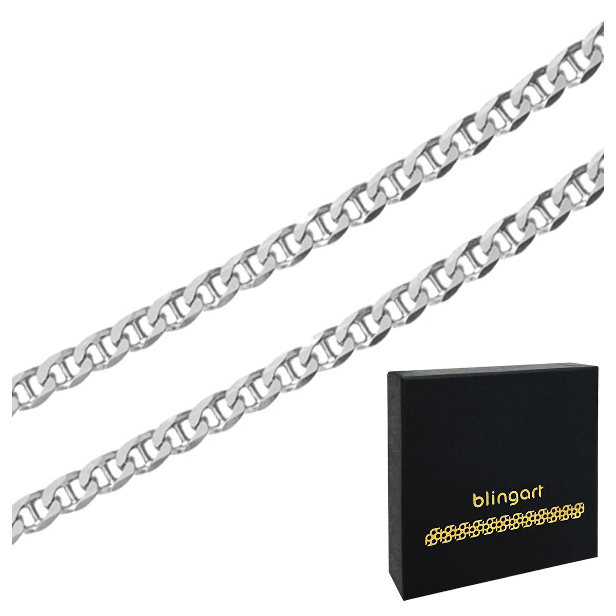 Srebrny łańcuszek MĘSKI splot MARINER srebro 925