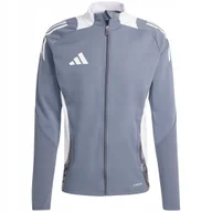 Bluzy męskie - Bluza męska adidas Tiro 24 Competition Training szara IV9149 XL - miniaturka - grafika 1