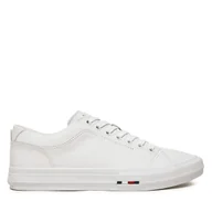 Sneakersy męskie - Sneakersy Tommy Hilfiger Hi Vulc Street Low FM0FM05312 Biały - miniaturka - grafika 1