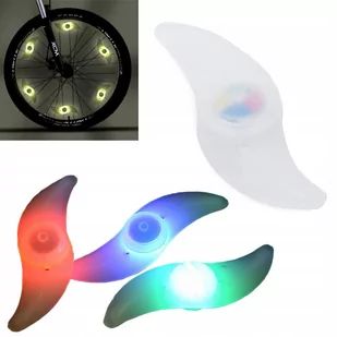 Lampka Nakładka Led Na Szprychy Koła Rower - Lampki rowerowe - miniaturka - grafika 1
