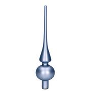 Ozdoby bożonarodzeniowe - Szpic Czubek Choinkę Granatowy Niebieski Szklany - miniaturka - grafika 1