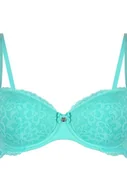 Biustonosze - Hunkemöller Biustonosz usztywniany z fiszbinami Marine Zielony - miniaturka - grafika 1