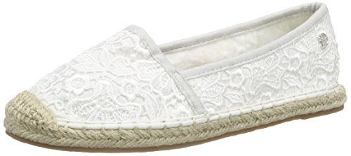 TOM TAILOR Damskie buty Espadryle, biały - biały biały - 37 eu