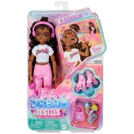 Lalki dla dziewczynek - Lalka Barbie Dream Besties Brooklyn na wrotkach JFX97 - miniaturka - grafika 1