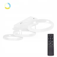 Lampy sufitowe - Lampa sufitowa Led wisząca plafon żyrandol 60W - miniaturka - grafika 1
