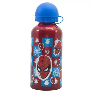 Bidon eco aluminiowy 400ml  SPIDERMAN - Bidony dla dzieci - miniaturka - grafika 1
