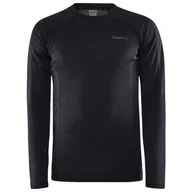 Koszulki sportowe męskie - Męska koszulka Craft Core Warm Baselayer Ls Rozmiar: L / Kolor: czarny - miniaturka - grafika 1