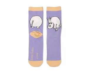 Moomintrolls Butt Damskie skarpety Muminki, fioletowe, EU 36-42, Liliowy, beżowy - Skarpetki damskie - miniaturka - grafika 1