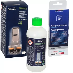 ODKAMIENIACZ DeLonghi 500ML + Tabletki czyszczące Oryginał - Akcesoria i części do ekspresów do kawy - miniaturka - grafika 1