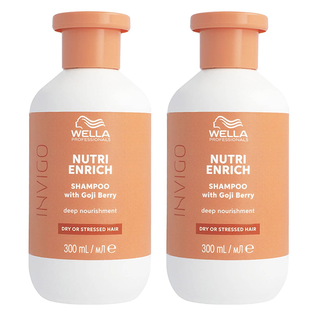 Wella Invigo Nutri Enrich odżywiający szampon do włosów suchych 2x300ml