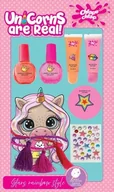 Kosmetyki kąpielowe dla dzieci - ESTETICA Chlapu Chlap Unicorns Are Real zestaw dziecięcy z bransoletką - miniaturka - grafika 1