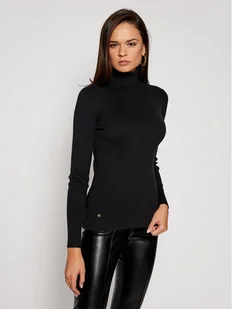 Lauren Ralph Lauren Golf L/s Turtle Neck 200643398011 Czarny Slim Fit - Swetry damskie - miniaturka - grafika 1