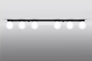 Sollux Yoli SL.1155 plafon oprawa sufitowa 6x12W LED G9 IP20 biały/czarny - Lampy sufitowe - miniaturka - grafika 1