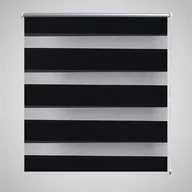 Rolety - vidaXL Roleta Zebra 140 x 175 cm Czarna - miniaturka - grafika 1