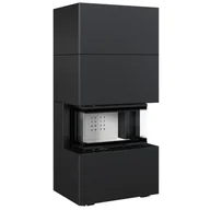 Wkłady kominkowe - Kominek powietrzny NBC/EASY BOX 7 kW Ø 160 w zabudowie modułowej Bianco - miniaturka - grafika 1