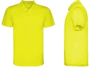 Koszulki męskie - Koszulka POLO Sportowa Męska Polówka Roly 0404 FLUOR YELLOW S - miniaturka - grafika 1