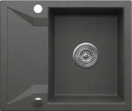 Zlewozmywaki - KERNAU KGS J 4559 1B1D GRAPHITE (czarny z szarymi kropkami) - miniaturka - grafika 1