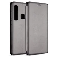 Etui i futerały do telefonów - NoName Etui Book Magnetic iPhone Xs Max stalowy /steel - miniaturka - grafika 1