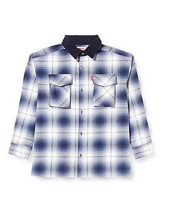 Levi's Kids Chłopięca Lvb koszula z długim rękawem guzik kurtka kurtka, płaszcz dwurzędowy, 14 Lata - Kurtki i płaszcze dla chłopców - miniaturka - grafika 1