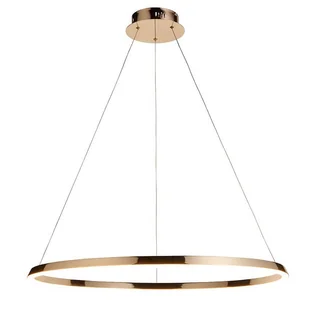 Metalowa lampa wisząca Staten 110958 LED 43,5W 3000K pierścień złoty - Lampy sufitowe Metalowa lampa wisząca Staten 110958 LED 43,5W 3000K pierścień złoty - Lampy sufitowe - miniaturka - grafika 1