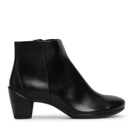 Botki damskie - Botki ECCO Sculptured 45 23048301001 Czarny - miniaturka - grafika 1