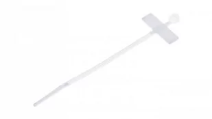 Opaska kablowa z tabliczką opisową 100x2,5 biała BMT52100E / 52100ME /100szt./ - Inne mocowania - miniaturka - grafika 1