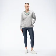 Bluzy damskie - Damska Bluza UNDER ARMOUR UA RIVAL TERRY FZ 6005509-011 – Szary - miniaturka - grafika 1