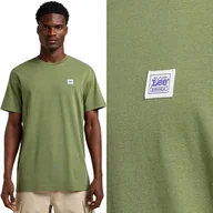 Koszulki męskie - Lee WORKWEAR WW TEE Olive Grove ZIELONA BAWEŁNIANA LUŹNA KOSZULKA T-SHIRT S - miniaturka - grafika 1