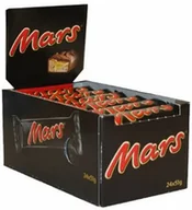 Przekąski dla dzieci - Mars Baton z Nugatem Karmelem w Czekoladzie 51g X 24 Szt - miniaturka - grafika 1