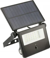 Lampy ogrodowe - Naświetlacz LED solarny LUMOS II, wymienna bateria, 2000lm, 6400K, IP65 GTV - miniaturka - grafika 1