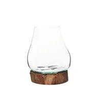 Wazony i flakony - Ręcznie lane szkło na drewno 23,5 x 38,5 x 23,5 cm - miniaturka - grafika 1