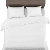 Pościel - Ciepła POŚCIEL POLAROWA polar 160x200+2x70x80 Miękka Biała - miniaturka - grafika 1