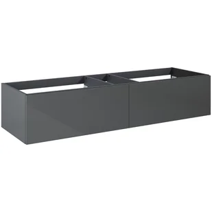 Szafka łazienkowa pod umywalkę Elita Look 160 cm antracyt RE081604026610 - Szafki łazienkowe - miniaturka - grafika 1