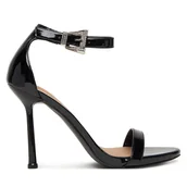 Sandały damskie - Sandały Guess FLPINS PAF03 Czarny - miniaturka - grafika 1