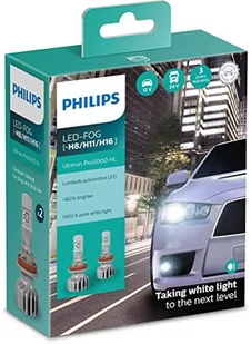 Żarówki LED PHILIPS FOG Ultinon Pro5000 HL (2 sztuki) - Żarówki samochodowe - miniaturka - grafika 1