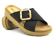 Klapki i japonki damskie - Klapki damskie - INBLU ED-15,czarne - Inblu - miniaturka - grafika 1