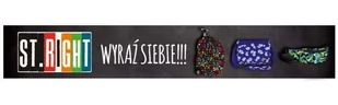PIÓRNIK SASZETKA SZTYWNA ST.RIGHT BETA STRIPES - Piórniki - miniaturka - grafika 1